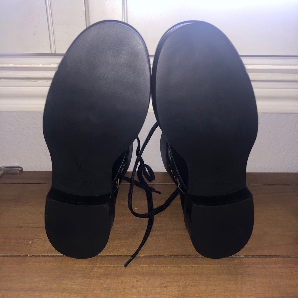 Louis Vuitton Black/Multi Wonderland Flat Ranger - Picture 5 of 5